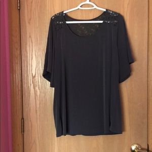 Torrid blouse with lace